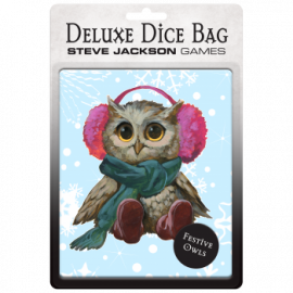 Sakiewka Deluxe Dice Bag: Festive Owls