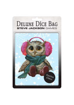 Sakiewka Deluxe Dice Bag: Festive Owls