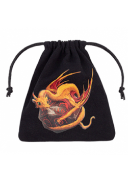 Sakiewka Dragon Black & Adorable Dice Bag