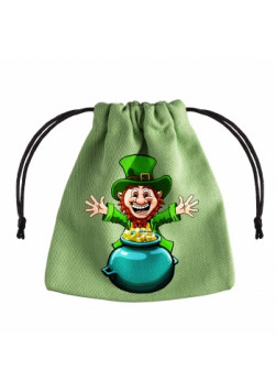 Sakiewka Lucky Green Dice Bag - Pot of Gold
