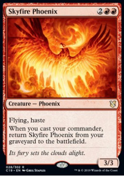 Skyfire Phoenix (Commander 2019)