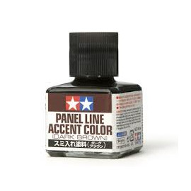 Panel Line Accent Color - Dark Brown Tamiya 87140