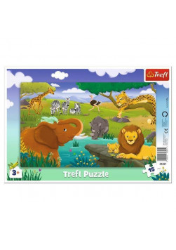 Puzzle ramkowe 15 Sawanna Trefl