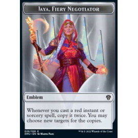Jaya, Fiery Negotiator Emblem / Soldier Token FOIL
