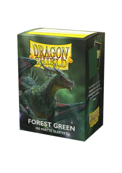 Koszulki Dragon Shield Matowe Forest Green 100 szt.