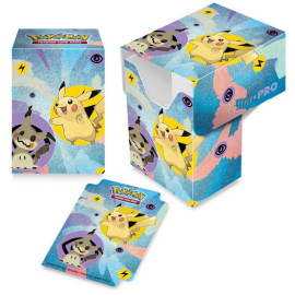 UP - Pikachu & Mimikyu Full View Deck Box for Pokémon