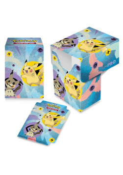 UP - Pikachu & Mimikyu Full View Deck Box for Pokémon