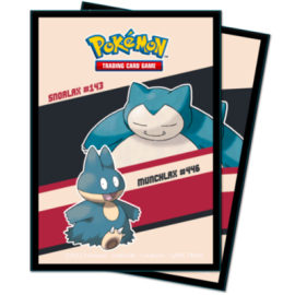 UP - Snorlax & Munchlax Deck Protectors for Pokémon (65 Sleeves)