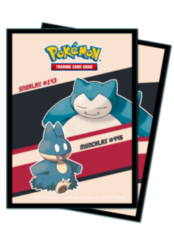 UP - Snorlax & Munchlax Deck Protectors for Pokémon (65 Sleeves)