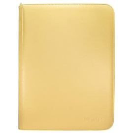 UP - Vivid 9-Pocket Zippered PRO-Binder: Yellow