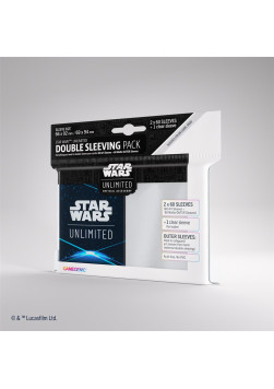 Gamegenic: Star Wars Unlimited - Double Sleeving Pack - Space Blue