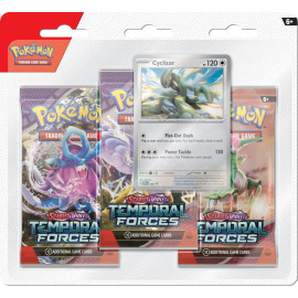 Pokemon TCG: Scarlet & Violet - Temporal Forces - 3 Pack Blister - Cyclizar
