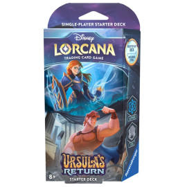 Disney Lorcana TCG Chapter 3: Ursula's Return: Sapphire & Steel Starter Deck [PRZEDSPRZEDAŻ]