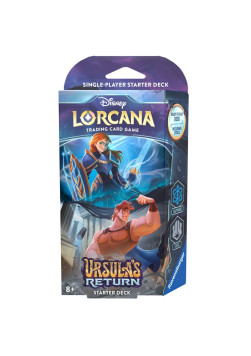 Disney Lorcana TCG Chapter 3: Ursula's Return: Sapphire & Steel Starter Deck [PRZEDSPRZEDAŻ]