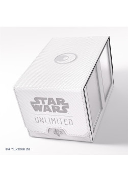 Gamegenic - Star Wars: Unlimited Double Deck Pod - White/Black