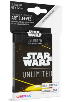 Gamegenic: Star Wars Unlimited - Art Sleeves - Card Back Yellow