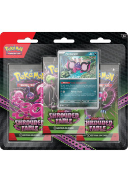 Pokemon TCG: Scarlet & Violet - Shrouded Fable - 3-Pack Blister - Pecharunt