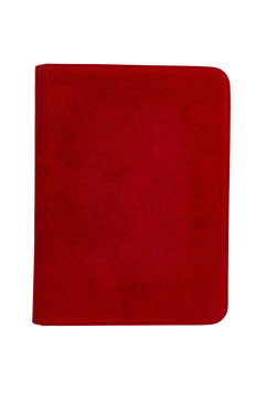 UP - Vivid Deluxe 9-Pocket Zippered PRO-Binder: Red
