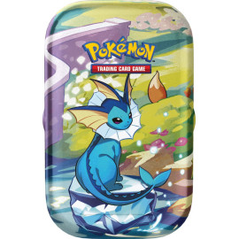 Pokemon TCG: Scarlet & Violet - Prismatic Evolutions - Mini tin - Vaporeon [PRZEDSPRZEDAŻ]