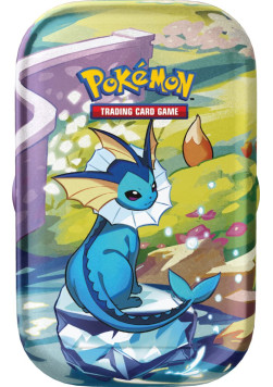 Pokemon TCG: Scarlet & Violet - Prismatic Evolutions - Mini tin - Vaporeon [PRZEDSPRZEDAŻ]