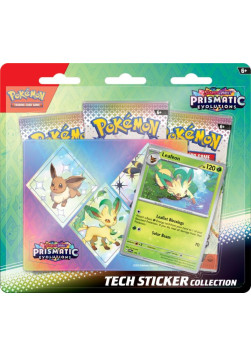 Pokemon TCG: Scarlet & Violet -Prismatic Evolutions - Tech Sticker - Leafeon [PRZEDSPRZEDAŻ]