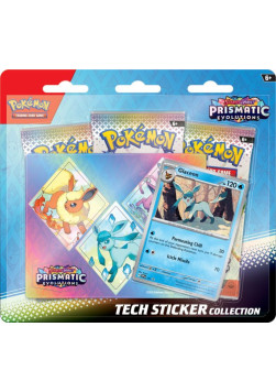 Pokemon TCG: Scarlet & Violet -Prismatic Evolutions - Tech Sticker - Glaceon [PRZEDSPRZEDAŻ]