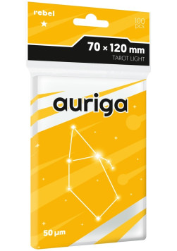 Koszulki na karty Rebel (70x120 mm) Auriga Light, 100 sztuk