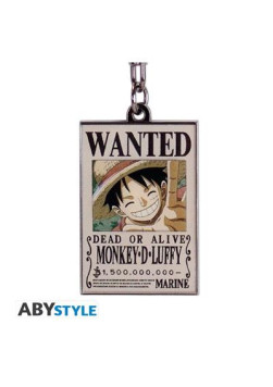 Breloczek One Piece - Keychain "Wanted Luffy"