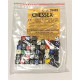 Zestaw kości Chessex Opaque Bags of 50 Asst. Dice - Loose Opaque 12mm d6 w/pips Dice