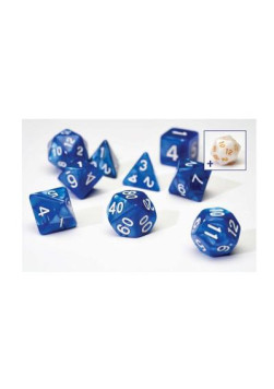 Zestaw kości Sirius Dice - Pearl Blue Acrylic
