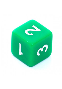 Kość Rebel K6 - zielona matowa