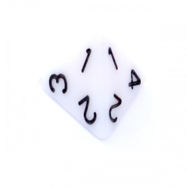 Kość Rebel K4 - matowa biała