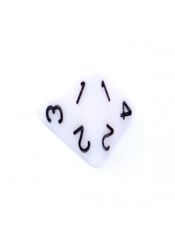 Kość Rebel K4 - matowa biała