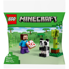 Lego Minecraft 30672 Steve i mała panda