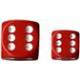 Zestaw kości Chessex Opaque 16mm d6 with pips Dice Blocks (12 Dice) - Red w/white