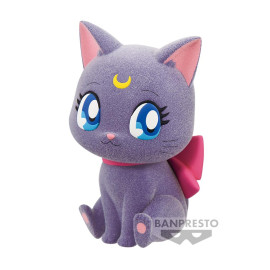 Maskotka Pretty Guardian Sailor Moon Cosmos The Movie Fluffy Puffy～Luna/Artemis～Big Ribbon Ver.(A:Luna)