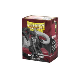 Koszulki Dragon Shield Matte Non-Glare Sleeves - Blood Red (100 Sleeves)