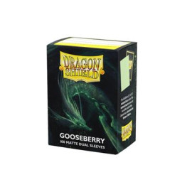 Koszulki Dragon Shield Sleeves - Standard size - Matte Dual - Gooseberry (100 Sleeves)