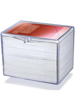 UP - Hinged Clear Box - (For 150 Cards)