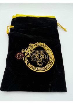 Welurowa sakiewka Dragon & Tiger
