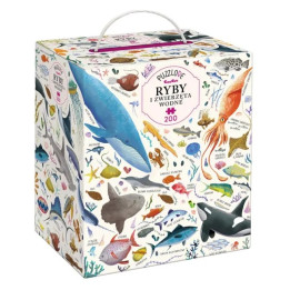 Puzzlove CzuCzu: Ryby i zwierzęta wodne 200 elementów