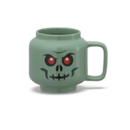 LEGO kubek ceramiczny Iconic Green Skeleton mały