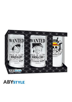 Zestaw 3 szklanek One Piece - 3 glass set