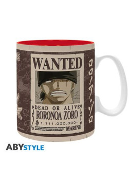 Kubek One Piece - Mug - 460 ml - "Zoro Wanted" - subli - box
