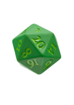 UP - Vivid Heavy Metal Dice: Green