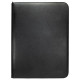 UP - Vivid 9-Pocket Zippered PRO-Binder: Black