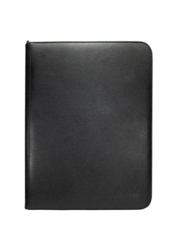 UP - Vivid 9-Pocket Zippered PRO-Binder: Black