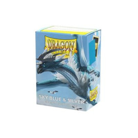 Koszulki Dragon Shield Dual Matte - Sky Blue & Silver 100 szt.
