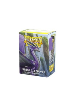 Koszulki Dragon Shield Dual Matte - Nebula & Silver 100 szt.