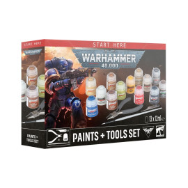Warhammer 40,000: Paints + Tools Set 2023